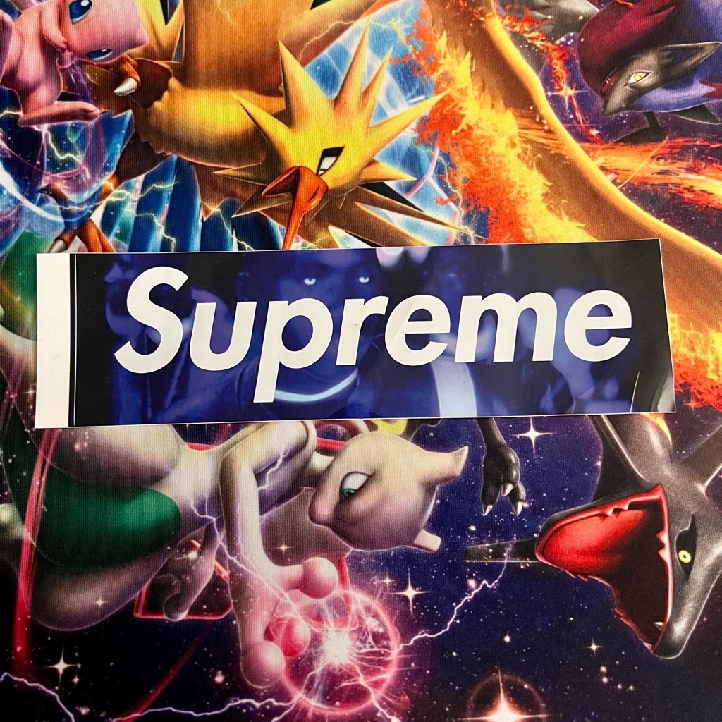 Supreme Dmx Belly Box Logo Sticker